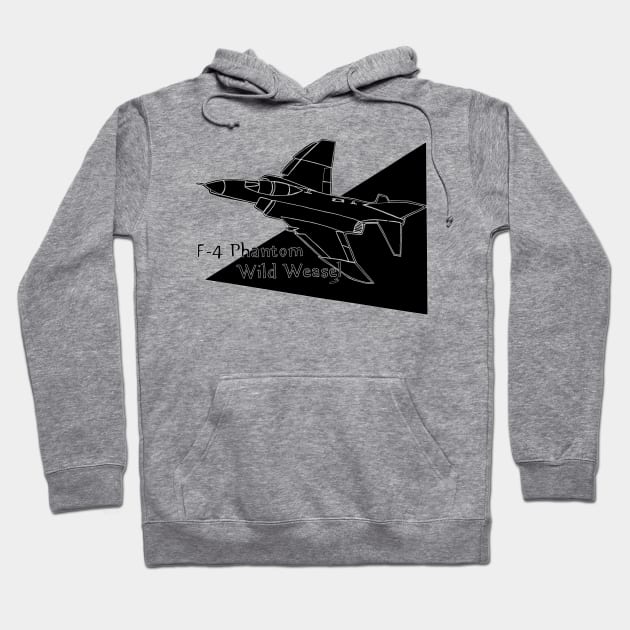 F4 Phantom Wild Weasel Hoodie by Joseph Baker